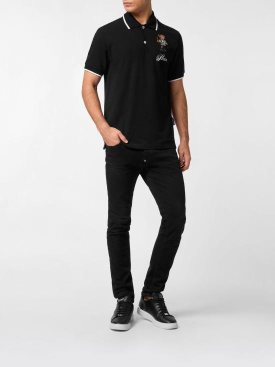 26SS 필립 플레인 폴로 티셔츠 FAECMTK8586PTE179N 02 Black - PHILIPP PLEIN
