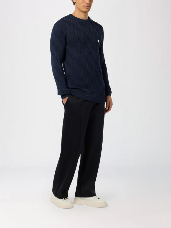 26FW 빌리어네어 스웨터 BAFCMKO1566BTE025N 24 Navy - BILLIONAIRE