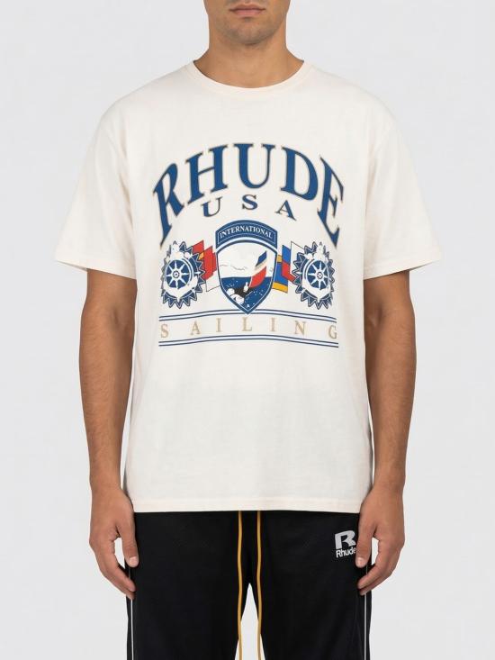 26SS 루드 반팔 티셔츠 RHPS26TT10012 3166 White
