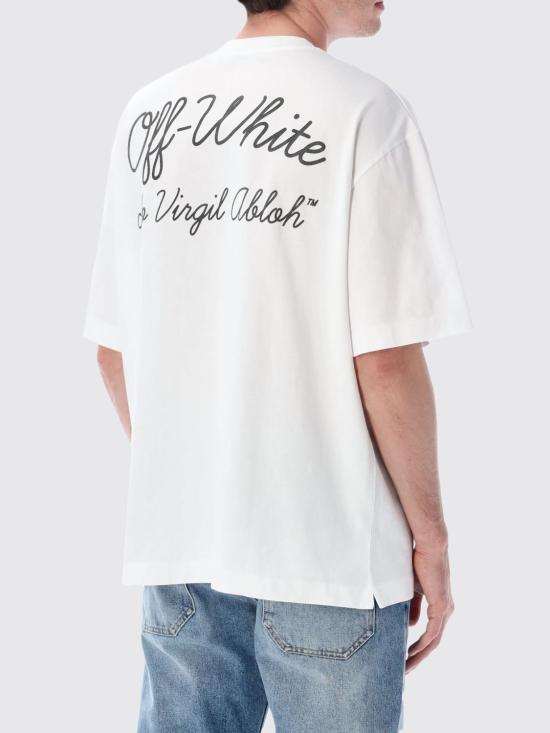 26SS 오프화이트 반팔 티셔츠 OMAA120S26JER01D 1000 White - OFF WHITE