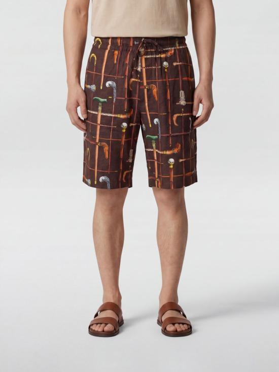 26SS 드롤드무슈 숏팬츠 BS158VI033 BN Brown