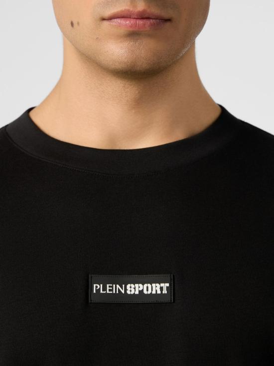 26SS 플레인스포츠 반팔 티셔츠 SAFCMTK8909STE001N 02 Black - PLEIN SPORT