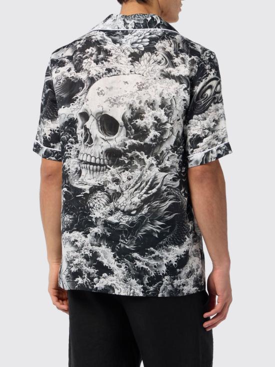 26SS 필립 플레인 반팔 셔츠 SAFCMRP2551PTE003N 02 Black - PHILIPP PLEIN