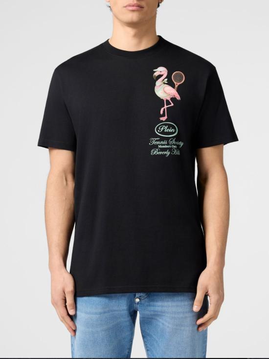 26SS 필립 플레인 반팔 티셔츠 PAFCMTK9076PJY002N 02 Black