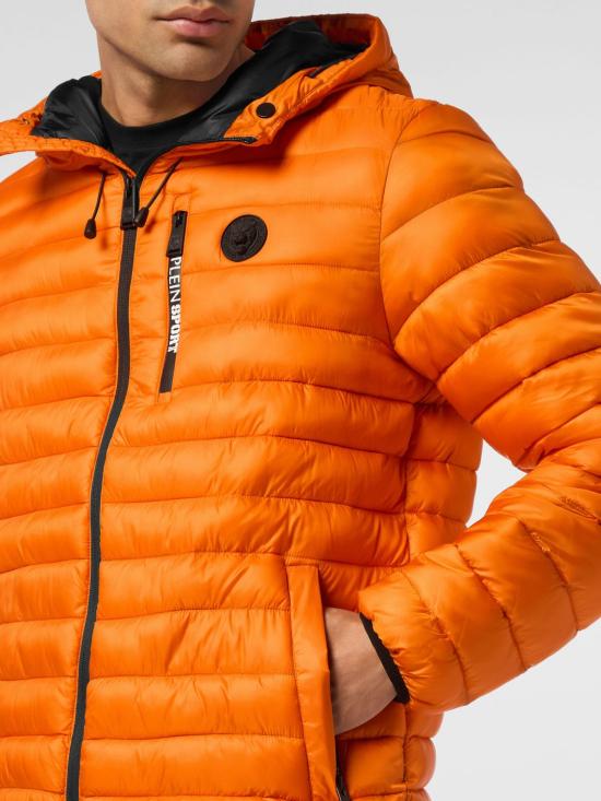 26SS 플레인스포츠 숏패딩 FAECMRB2918STE003N 20 Orange - PLEIN SPORT