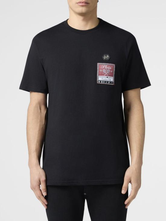 26SS 필립 플레인 반팔 티셔츠 PAFCMTK9065PJY002N 02 Black