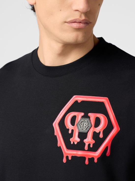 26SS 필립 플레인 반팔 티셔츠 PAFCMTK9045PJY002N 02 Black - PHILIPP PLEIN