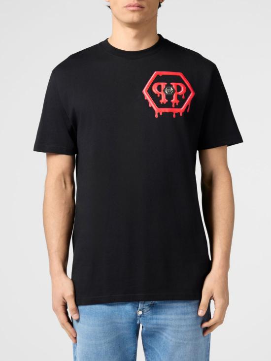 26SS 필립 플레인 반팔 티셔츠 PAFCMTK9045PJY002N 02 Black