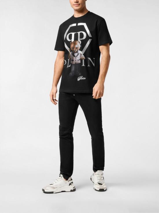 26SS 필립 플레인 반팔 티셔츠 FAECMTK8423PJY002N 02 Black - PHILIPP PLEIN