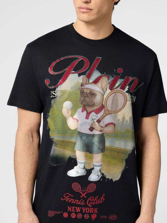 26SS 필립 플레인 반팔 티셔츠 PAFCMTK9072PJY002N 02 Black - PHILIPP PLEIN