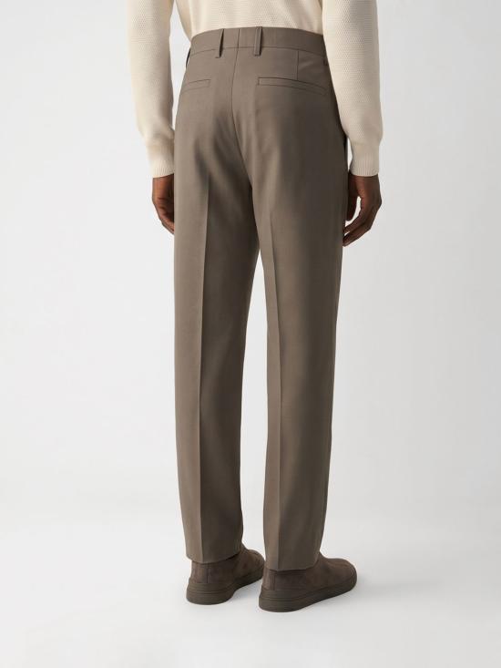 26SS 에르메네질도제냐 스트레이트 팬츠 UHI05A3TP45 N07 Brown - ERMENEGILDO ZEGNA