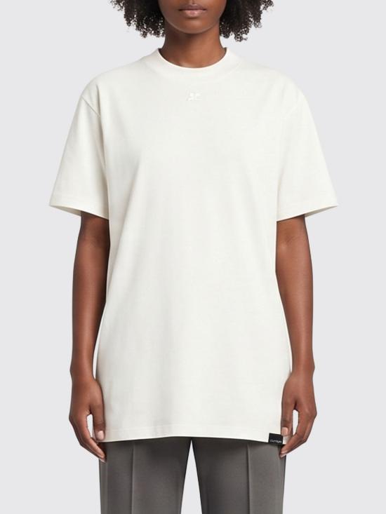 26SS 쿠레쥬 반팔 티셔츠 126JTS237JS0233 0018 White