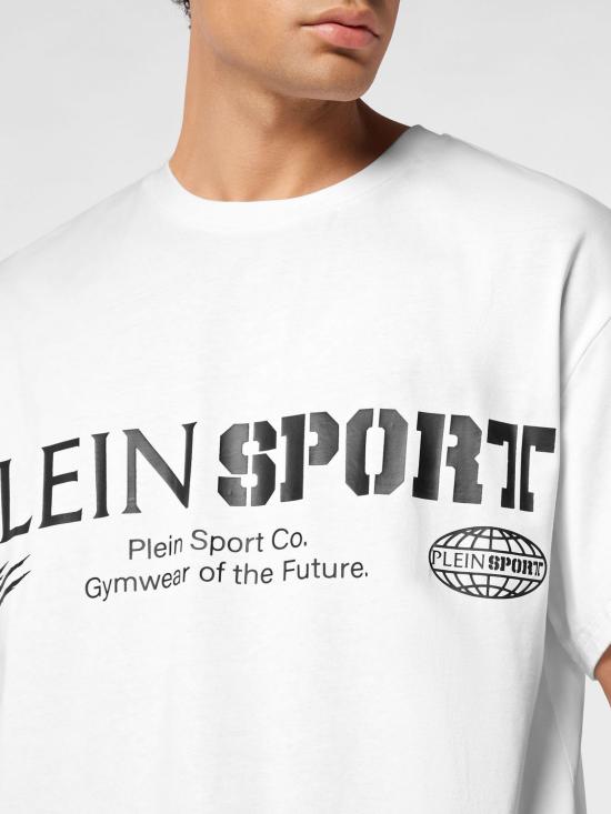 26SS 플레인스포츠 반팔 티셔츠 AAECMTK8760STE003N 01 White - PLEIN SPORT