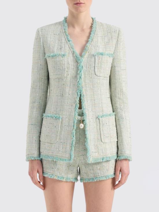 26SS 제니 수트 자켓 80AAQ507N0735 189 Green