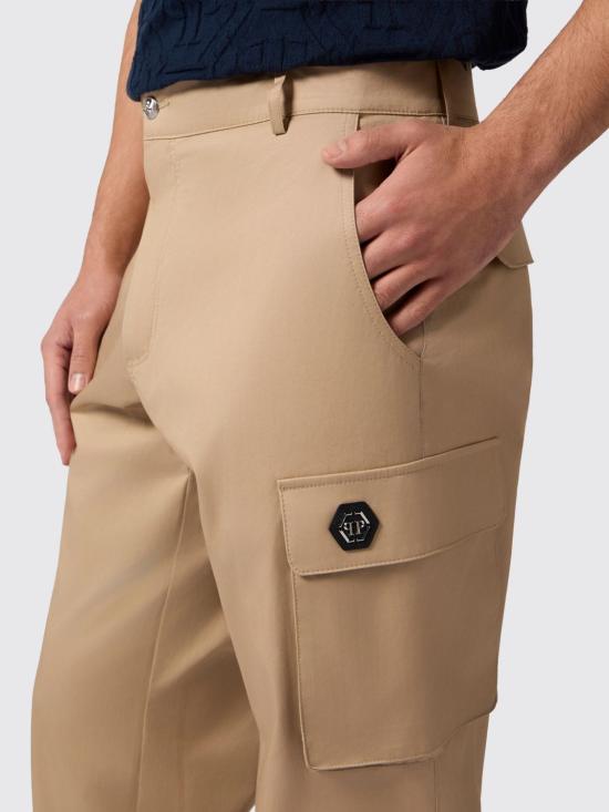26SS 필립 플레인 스트레이트 팬츠 SAFCMRT1653PTE003N 06 Beige - PHILIPP PLEIN