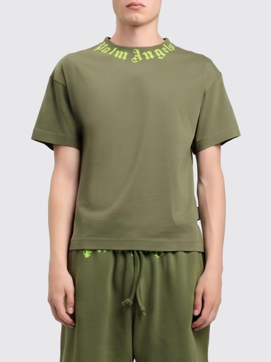 26SS 팜앤젤스 반팔 티셔츠 PMAA109S26JER008 5614 Green