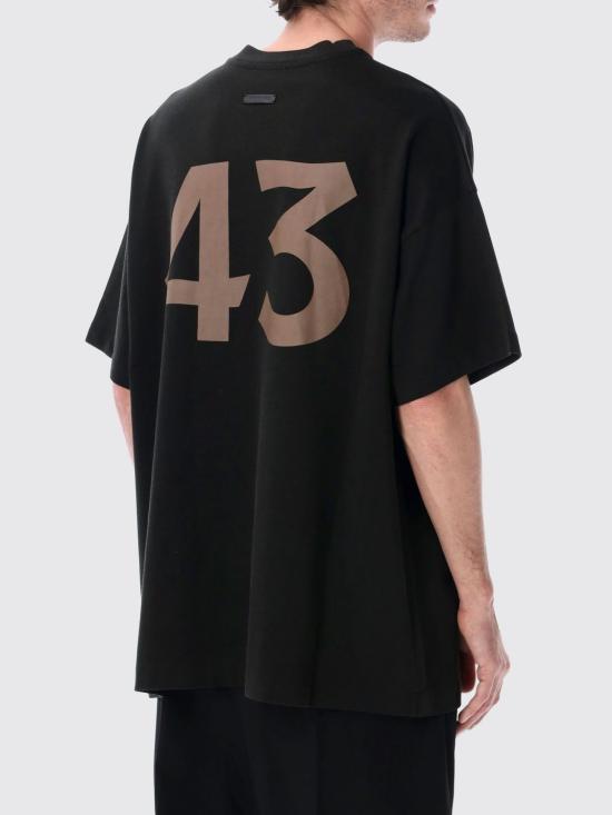 26SS 피어오브갓 코튼 레이온 43 티셔츠 FG9M109928CRY 001 Black - FEAR OF GOD