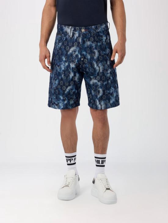 26SS 필립 플레인 숏팬츠 SAFCMDT4304PDE004N 24 Blue