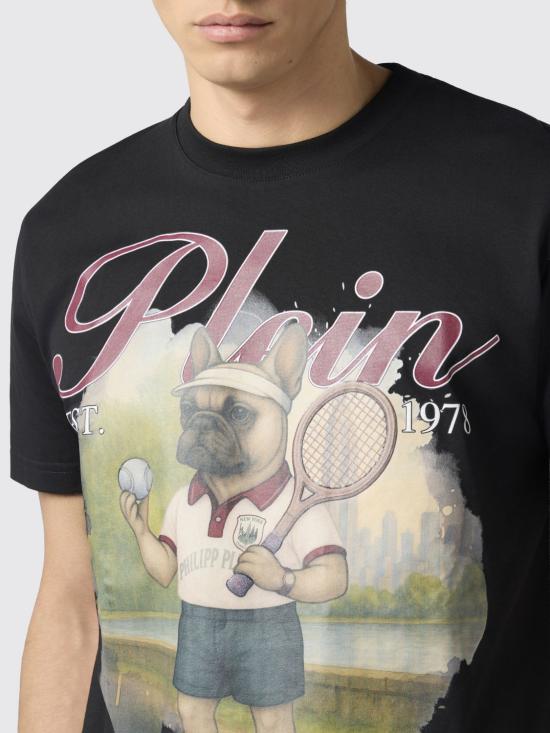 26SS 필립 플레인 반팔 티셔츠 PAFCMTK9006PJY002N 02 Black - PHILIPP PLEIN