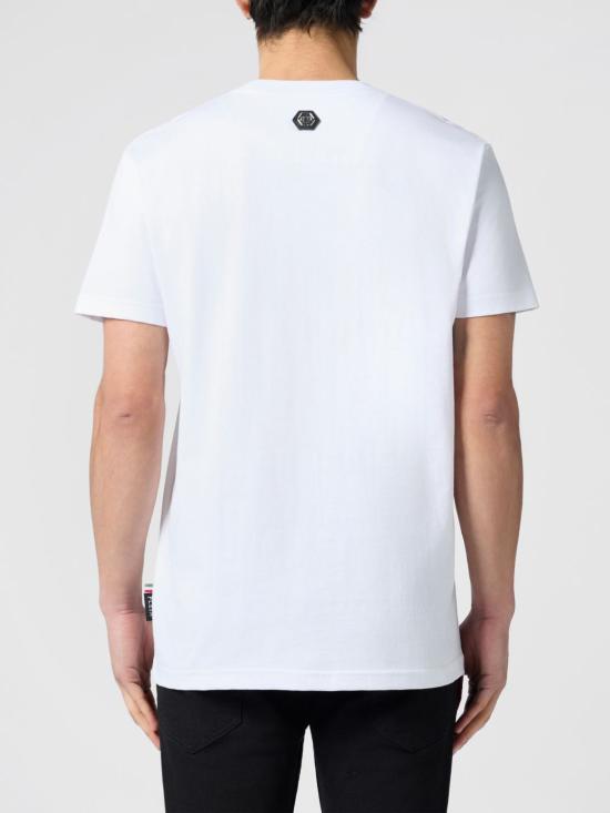 26SS 필립 플레인 반팔 티셔츠 PAFCMTK8988PJY002N 01 White - PHILIPP PLEIN