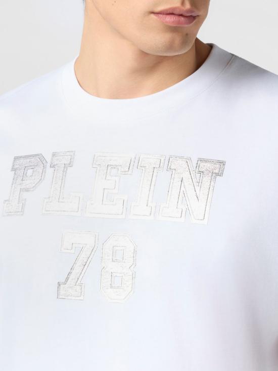 26SS 필립 플레인 반팔 티셔츠 PAFCMTK8988PJY002N 01 White - PHILIPP PLEIN