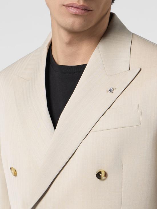 26SS 빌리어네어 수트 자켓 IAFCMRF2156BKN003N 06 Beige - BILLIONAIRE
