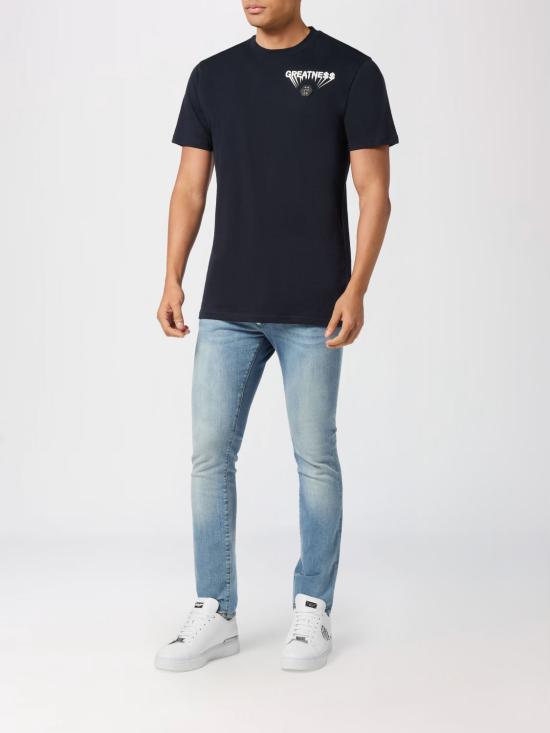 26SS 필립 플레인 반팔 티셔츠 AAECMTK8746PJY002N 24 Navy - PHILIPP PLEIN