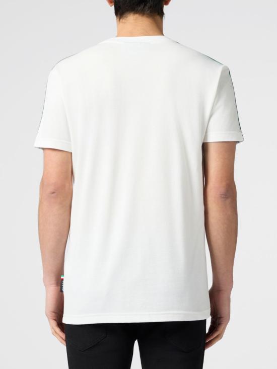 26SS 필립 플레인 반팔 티셔츠 PAFCMTK8990PTE179N 01OF White - PHILIPP PLEIN