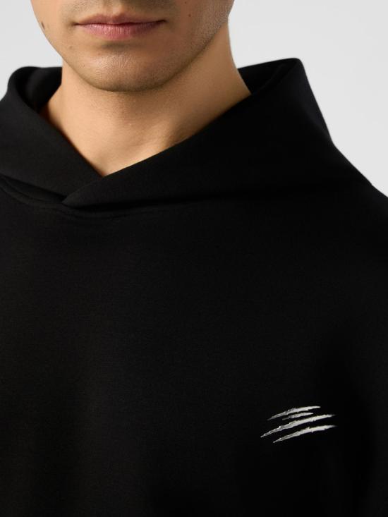 26SS 플레인스포츠 후드 티셔츠 PAFCMJB3975STE003N 02 Black - PLEIN SPORT