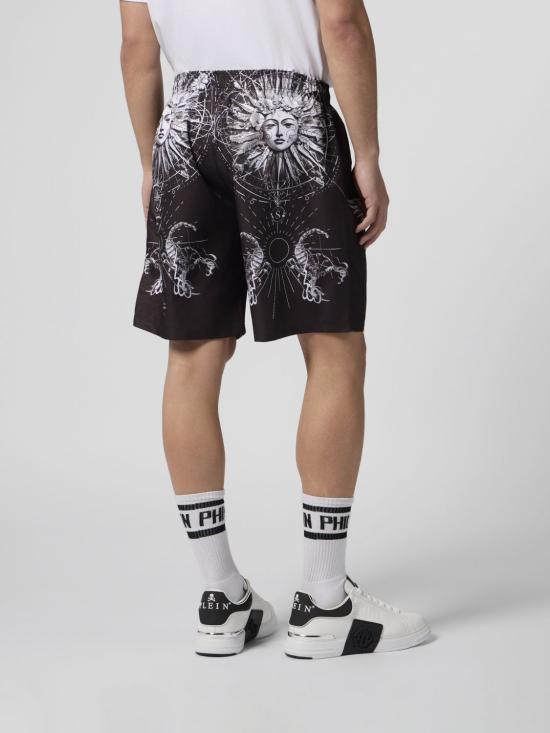 26SS 필립 플레인 숏팬츠 SAFCMJT2758PNY002N 02 Black - PHILIPP PLEIN