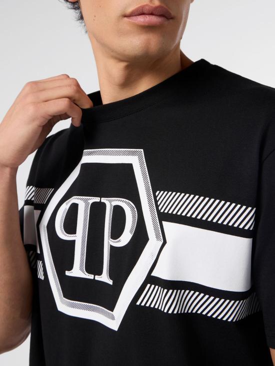 26SS 필립 플레인 반팔 티셔츠 SAFCMTK8884PJY002N 02 Black - PHILIPP PLEIN