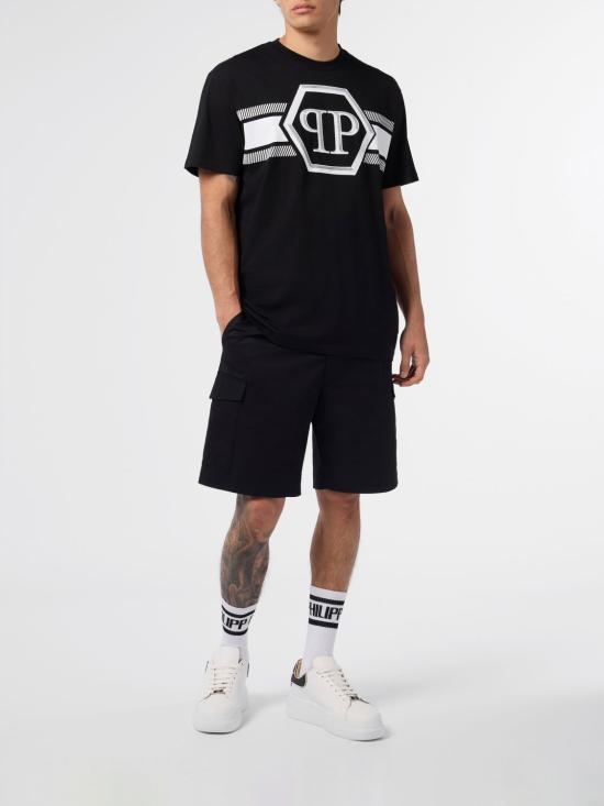 26SS 필립 플레인 반팔 티셔츠 SAFCMTK8884PJY002N 02 Black - PHILIPP PLEIN