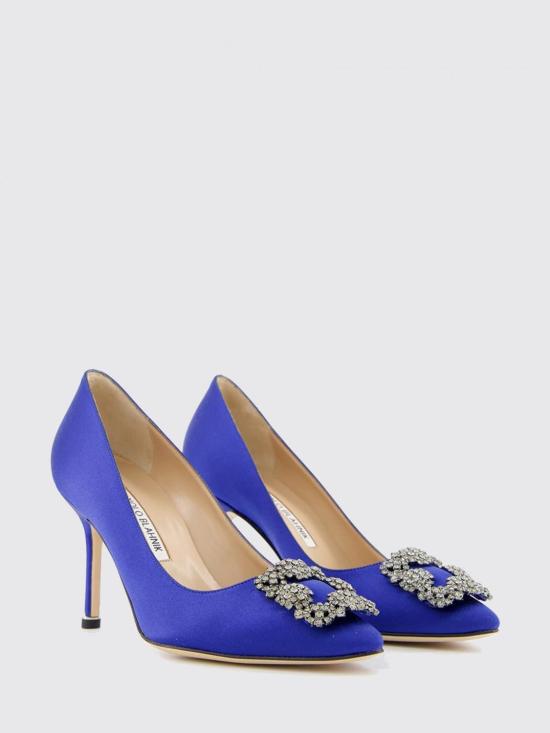 26SS 마놀로 블라닉 힐/펌프스 9XX06630063 4326 Blue - MANOLO BLAHNIK
