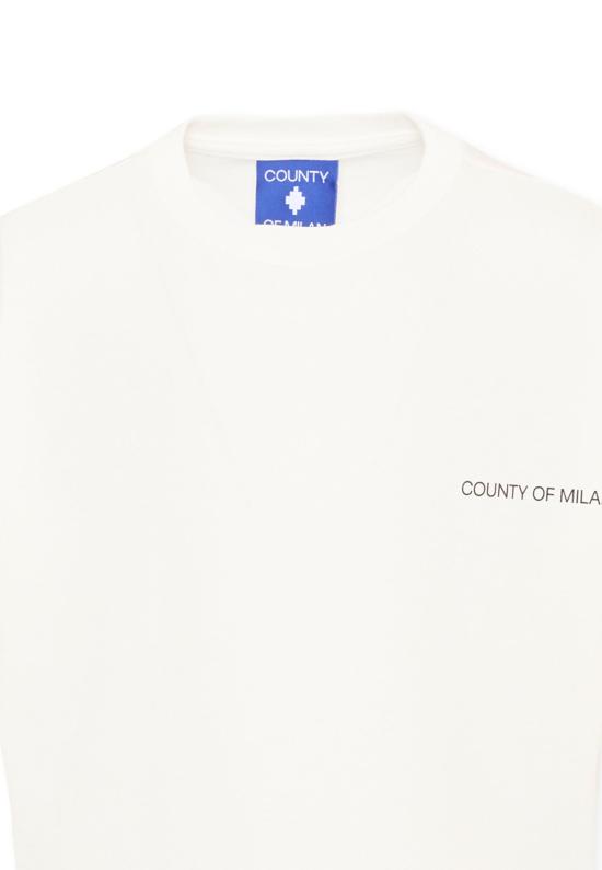 25FW [키즈] 컨트리 오브 밀란 티셔츠 F5CMJGTH021 002 IVORY - COUNTY OF MILAN