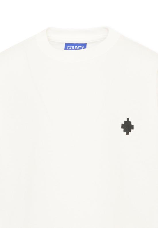 25FW [키즈] 컨트리 오브 밀란 티셔츠 F5CMJGTH085 002 IVORY - COUNTY OF MILAN