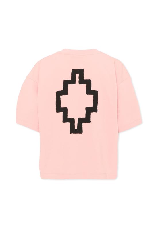 25FW [키즈] 컨트리 오브 밀란 티셔츠 F5CMJGTH096 BW008 PINK - COUNTY OF MILAN