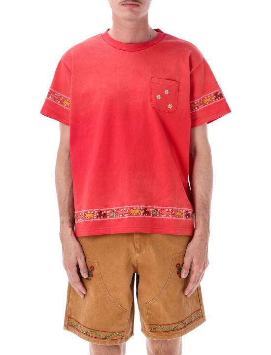 26SS 파운드 반팔 티셔츠 FOSS26TT14012 6364 WASH RED