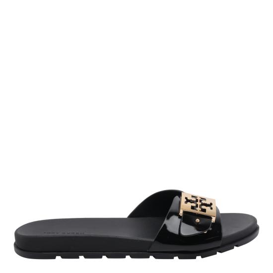 26FW 토리버치 버클 슬라이드 157872 001 Black
