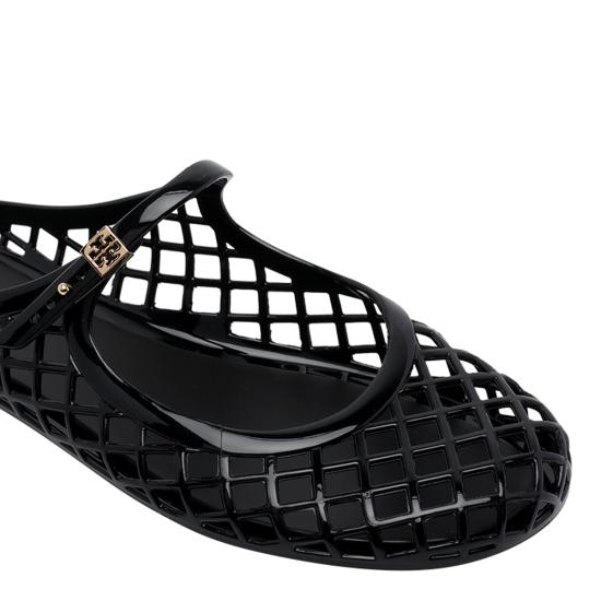26FW 토리버치 멜로우 메리 제인 젤리 뮬 163189 013 Black - TORY BURCH