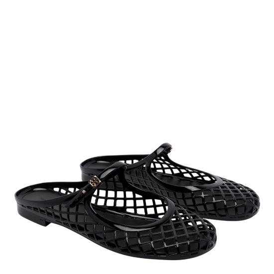 26FW 토리버치 멜로우 메리 제인 젤리 뮬 163189 013 Black - TORY BURCH