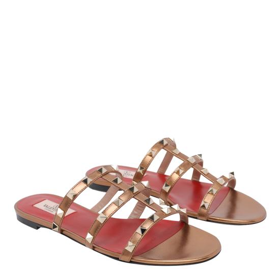 26FW 발렌티노 가라바니 뮬/슬리퍼 S0C49QKH 3UM Gold - VALENTINO GARAVANI