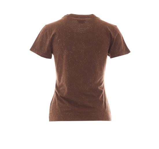 26FW 가니 반팔 티셔츠 A1050204 979 Brown - GANNI