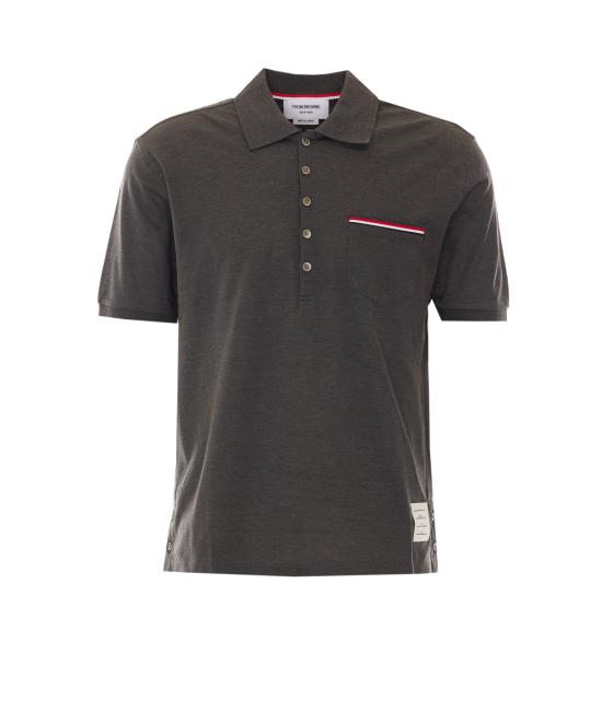 26FW 톰브라운 피케 포켓 폴로 티셔츠 MJP022A 01455025 Grey