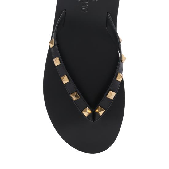 26FW 발렌티노 가라바니 뮬/슬리퍼 S0O16UIS 0NO Black - VALENTINO GARAVANI