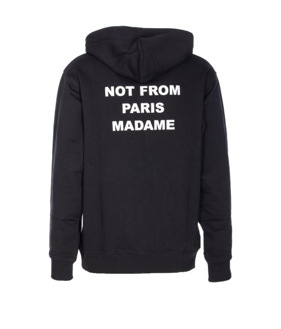 26FW 드롤드무슈 후드 티셔츠 HO162 CO127BL Black - DROLE DE MONSIEUR