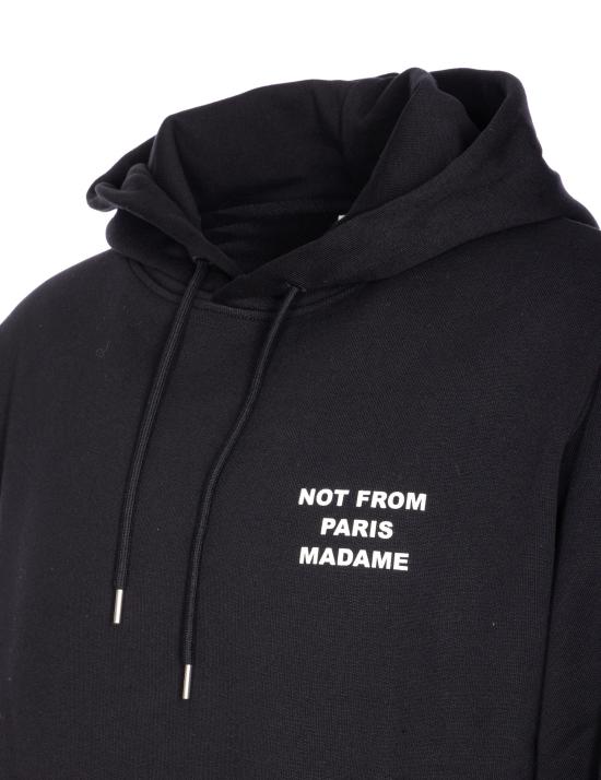 26FW 드롤드무슈 후드 티셔츠 HO162 CO127BL Black - DROLE DE MONSIEUR