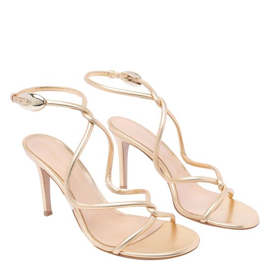 26FW 지안비토로시 샌들 G32575 85RIC NIGMETR Gold - GIANVITO ROSSI