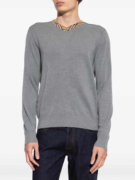26FW 버버리 스웨터 8127565 A1345 Grigio - BURBERRY