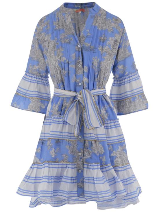 26SS 펩스 칸느 미디 원피스 NEWTOILE04BLUEGREY Blue