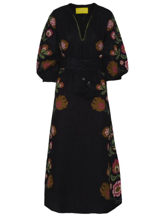 26SS 필리파 1970 롱 원피스 KEILABLACK Black